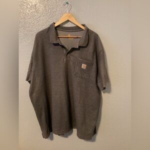 Carhartt Men's Charcoal Polo Shirt